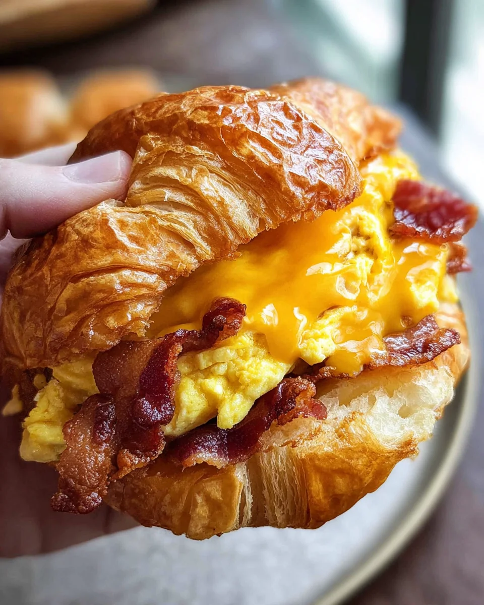 Bacon, Egg, and Cheese Croissant