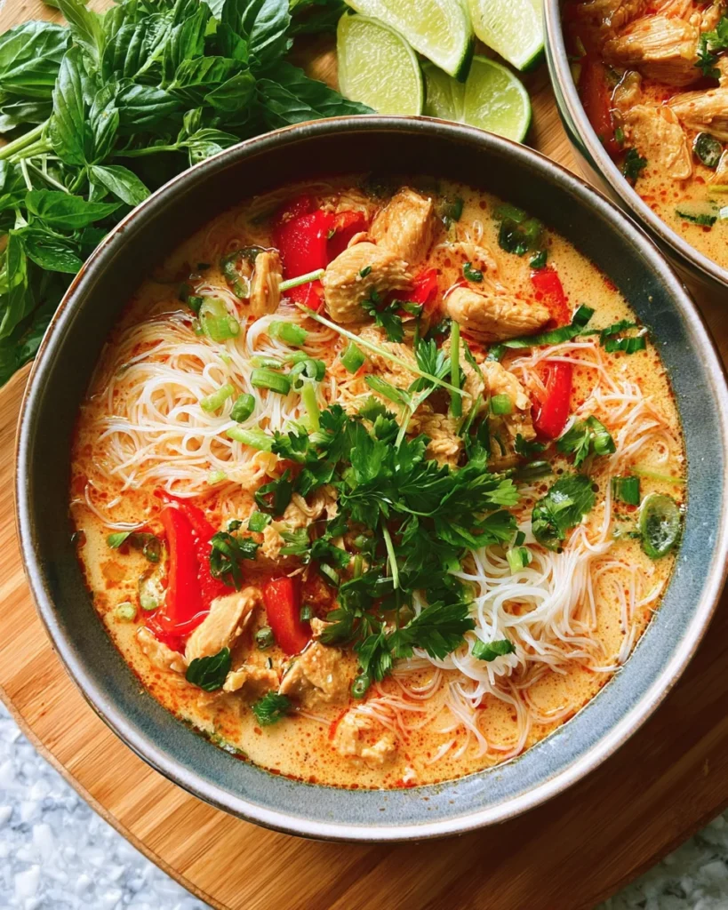 Thai Red Curry Noodle Soup