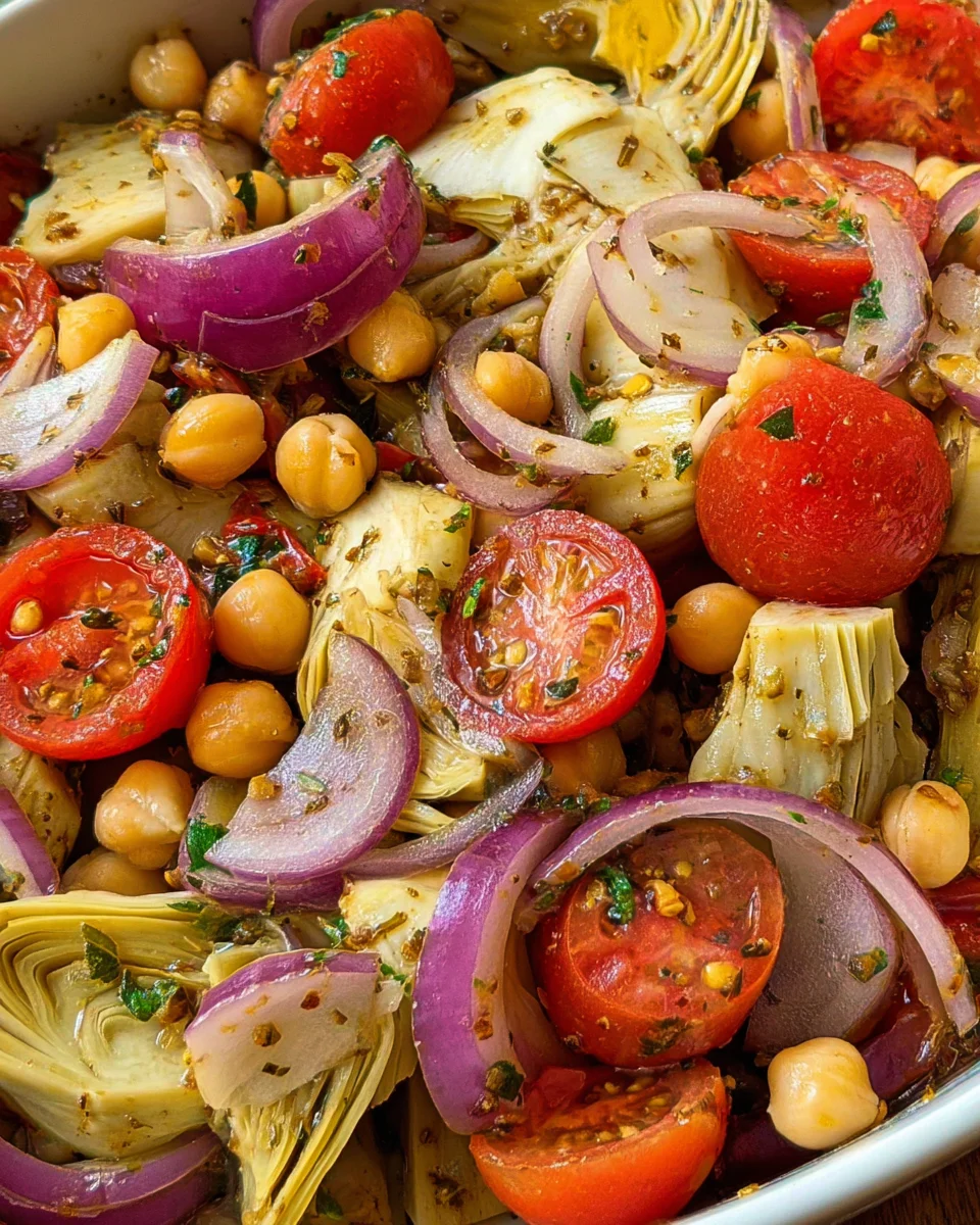 Tuscan Artichoke Tomato Salad