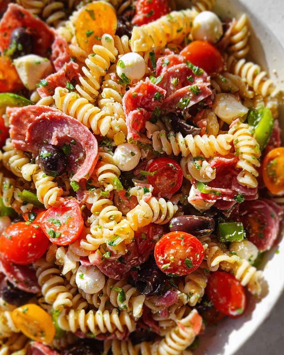 Zesty Italian Pasta Salad