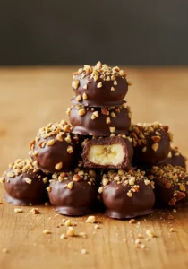 milk chocolate banana frozen dessert