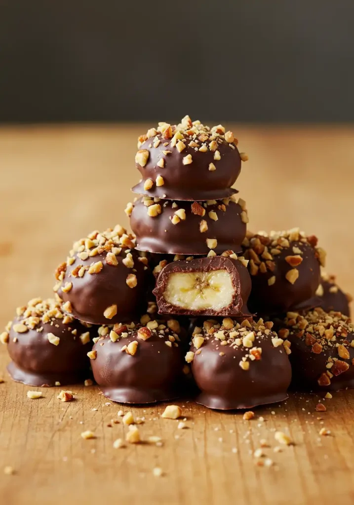 milk chocolate banana frozen dessert