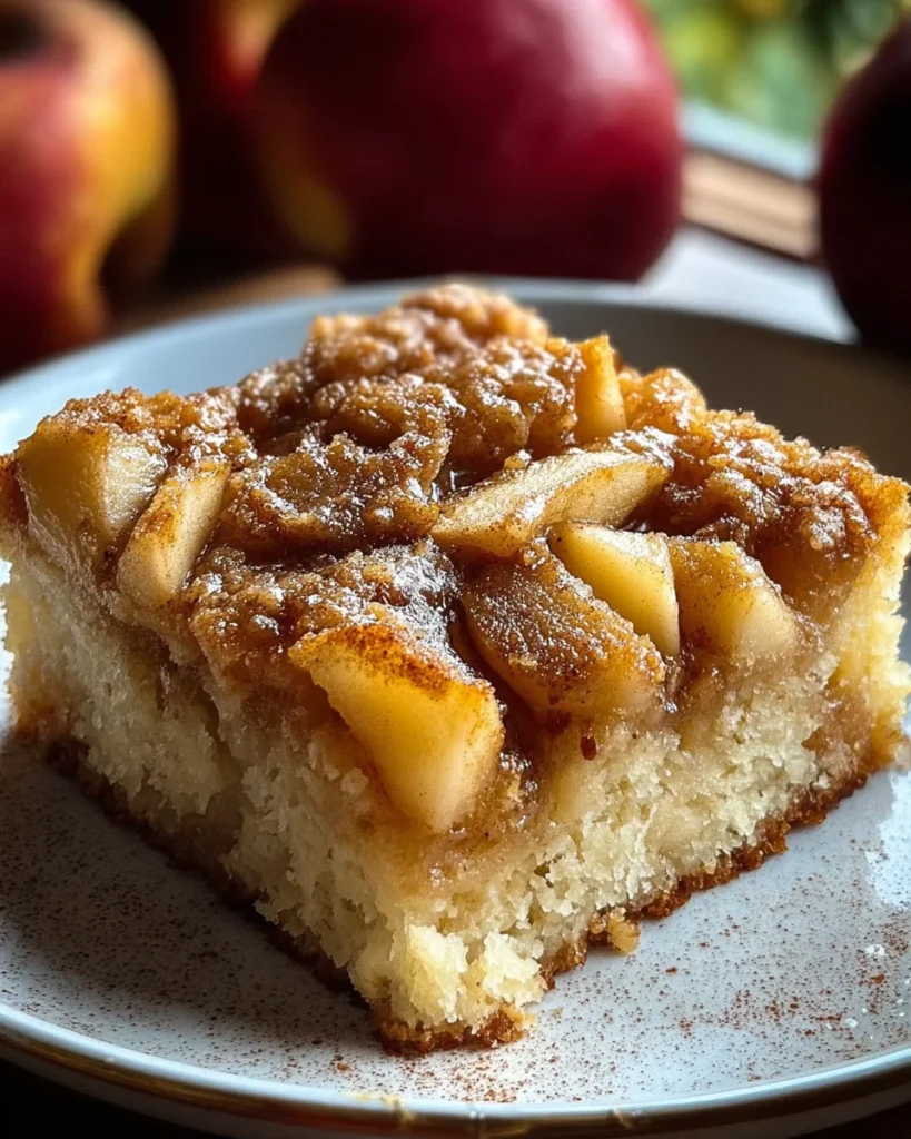 Apple Cinnamon Sheet Cake