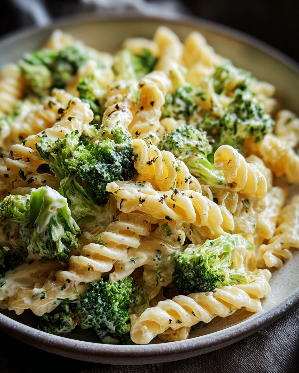 Boursin Cheese Pasta with Broccoli