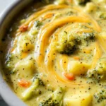 Broccoli Potato Cheese Soup Recipe