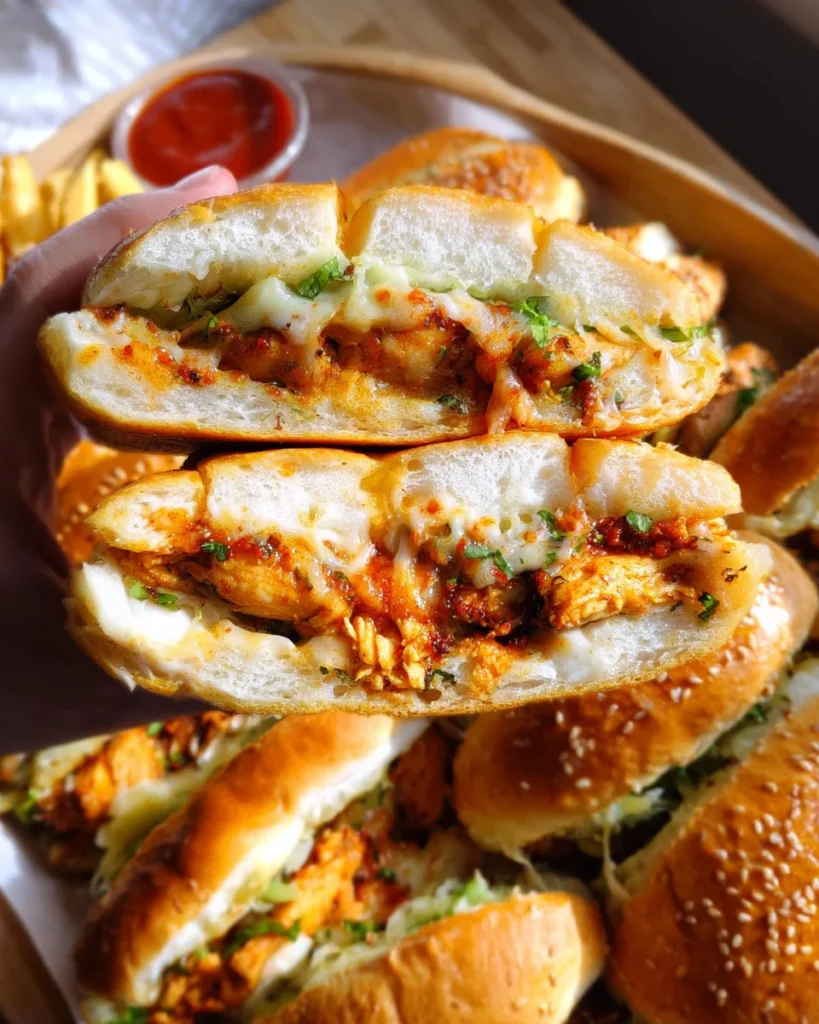 Cheesy Dynamite Chicken Buns