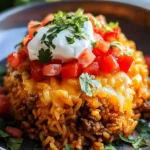 Cheesy Taco Rice
