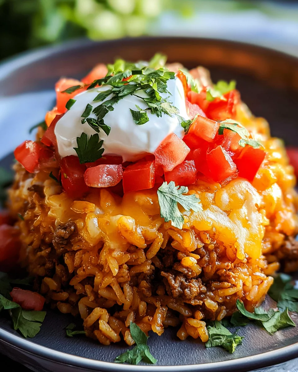 Cheesy Taco Rice