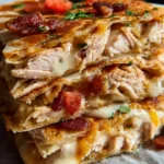 Easy Chicken Bacon Ranch Quesadilla