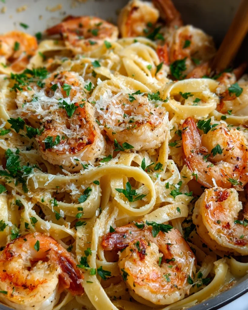 Easy Garlic Butter Shrimp Pasta