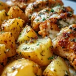 Garlic Parmesan Chicken and Potatoes (One-Pan Dinner)