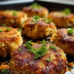 Golden Baked Chicken Rissoles: A Comforting Classic