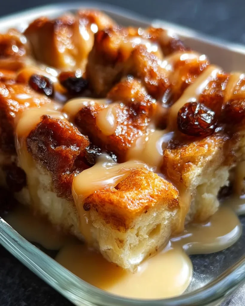 Grandma’s Old-Fashioned Bread Pudding: Warm Vanilla Comfort in Every Bite