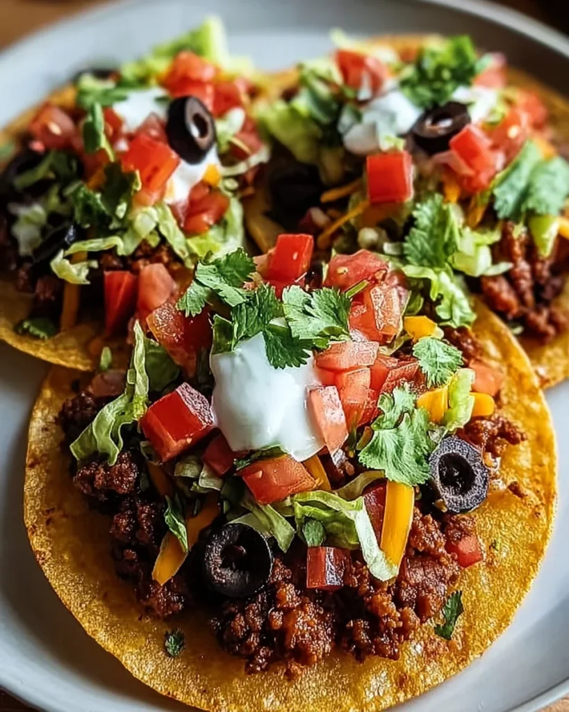 Ground Beef Tostadas