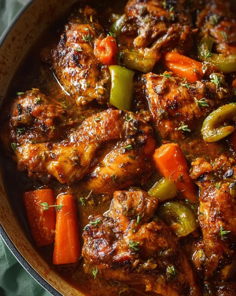 Jamaican Brown Stew Chicken