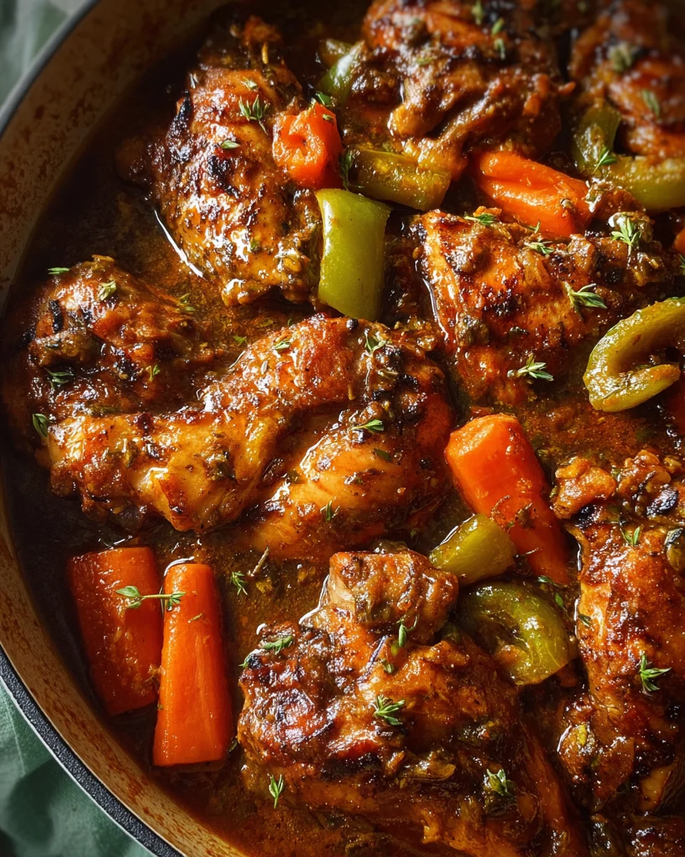Jamaican Brown Stew Chicken