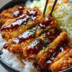 Japanese Katsu Bowls with Tonkatsu Sauce