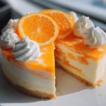 No-Bake Orange Creamsicle Cheesecake