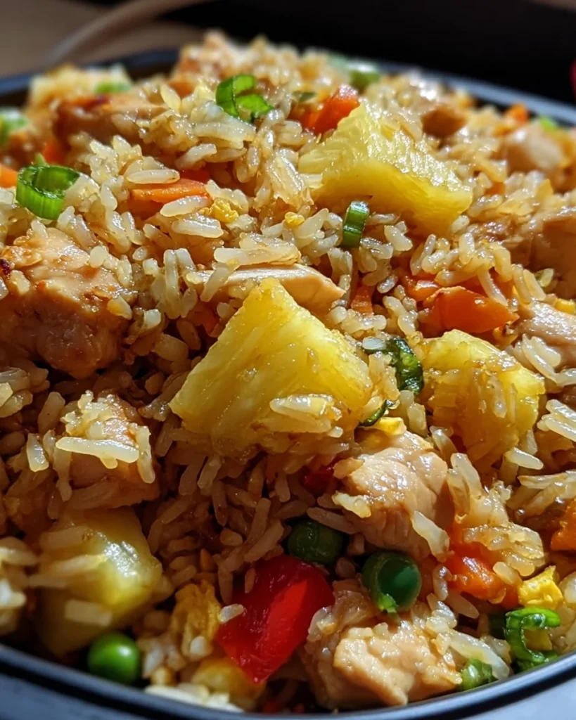 Pineapple Chicken Fried Rice