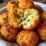 Air Fryer Cheesy Mashed Potato Balls