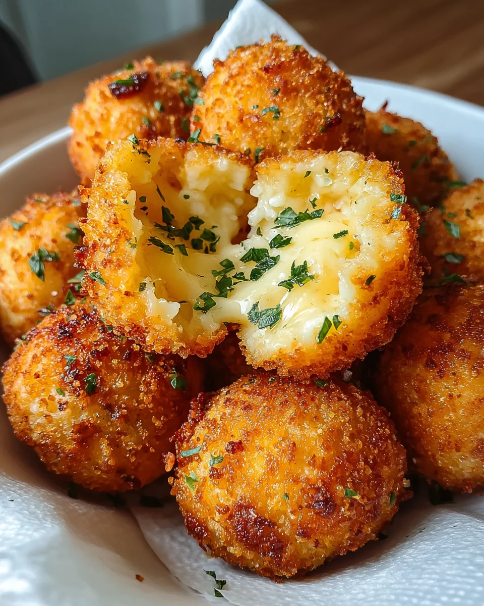 Air Fryer Cheesy Mashed Potato Balls