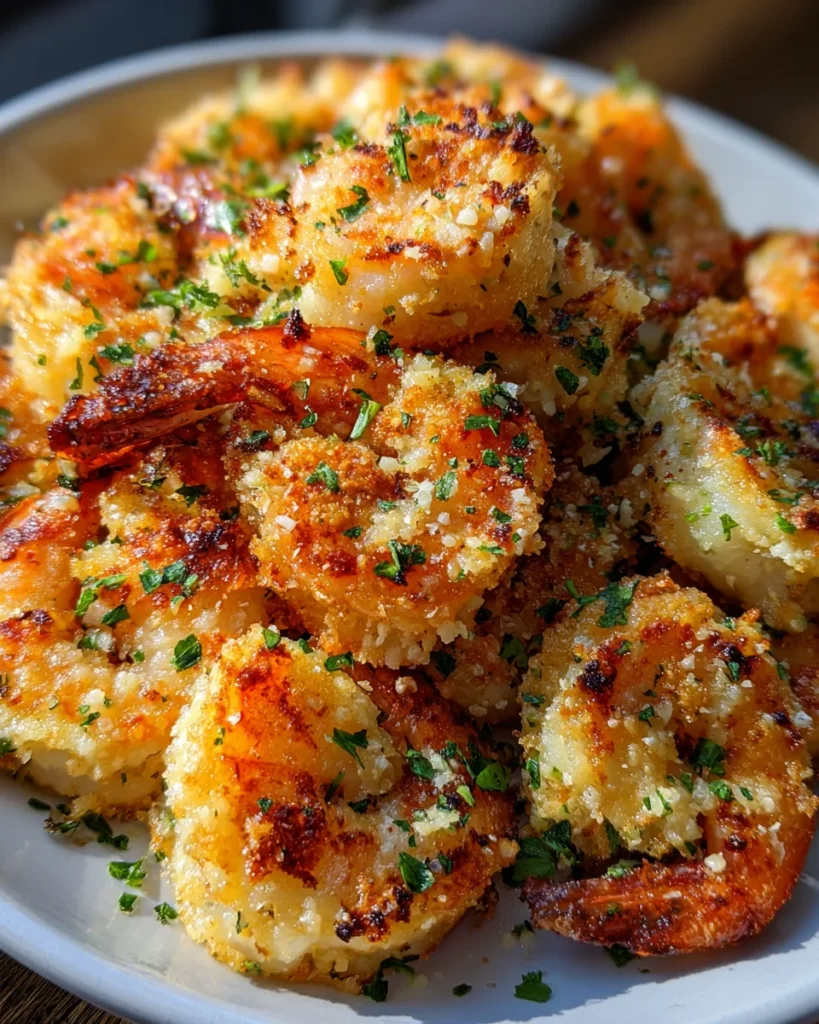 Air Fryer Garlic Parmesan Shrimp