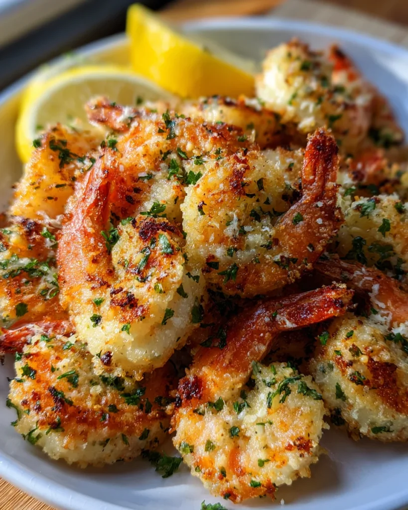 Air Fryer Garlic Parmesan Shrimp