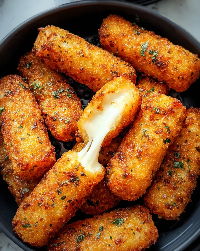 Air Fryer Mozzarella Sticks
