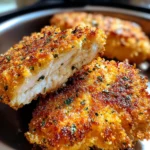 Air Fryer Parmesan Crusted Chicken