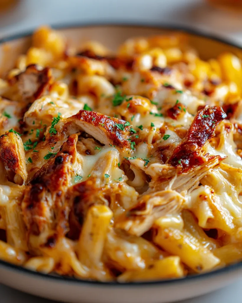 BBQ Chicken Mac and Cheese