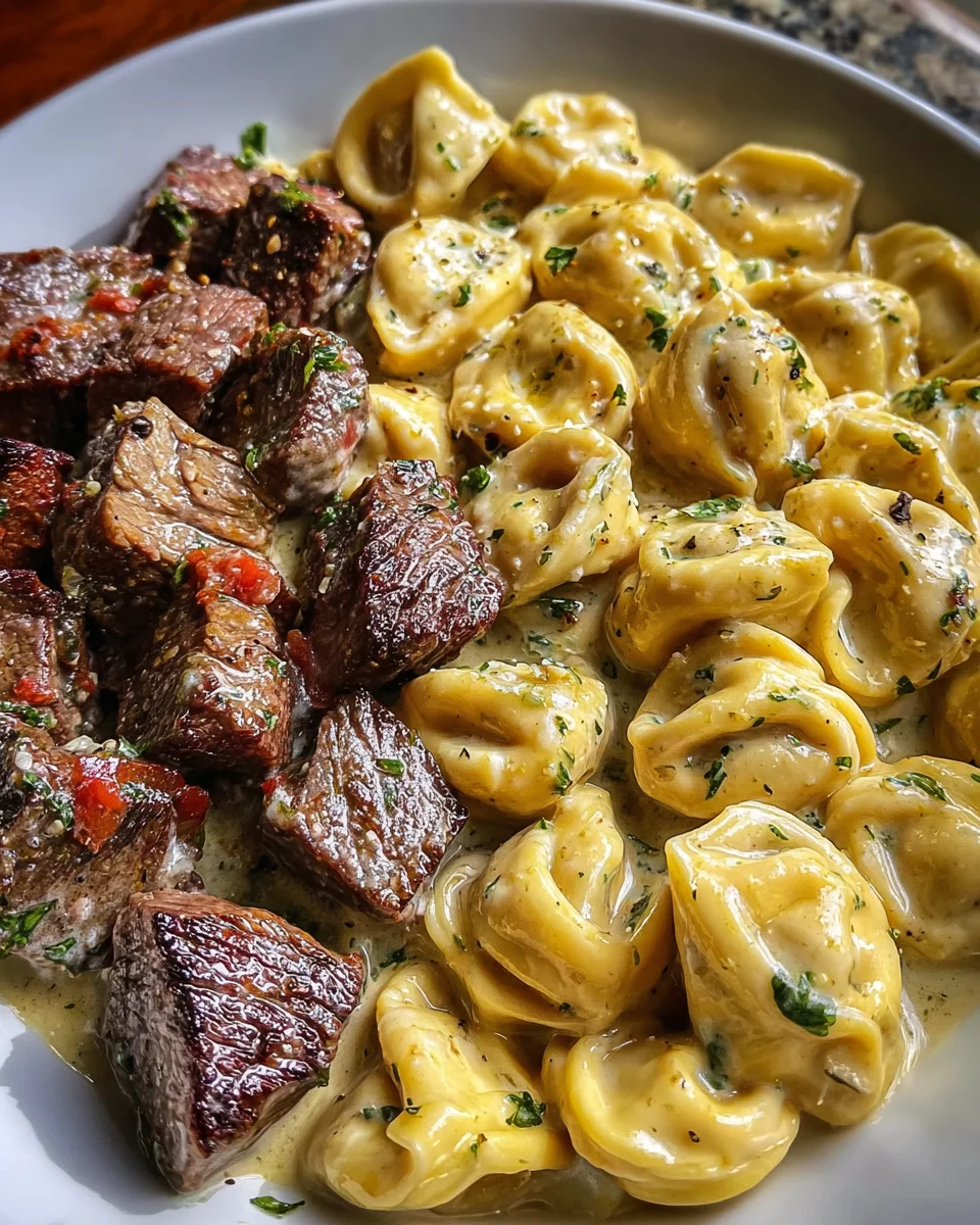 Buttery Steak Tortellini