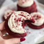 CRUMBL COPYCAT RED VELVET COOKIES RECIPE