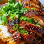Caramelised Soy Chicken in Garlic Ginger Broth with Rice: An Incredible Comfort Meal