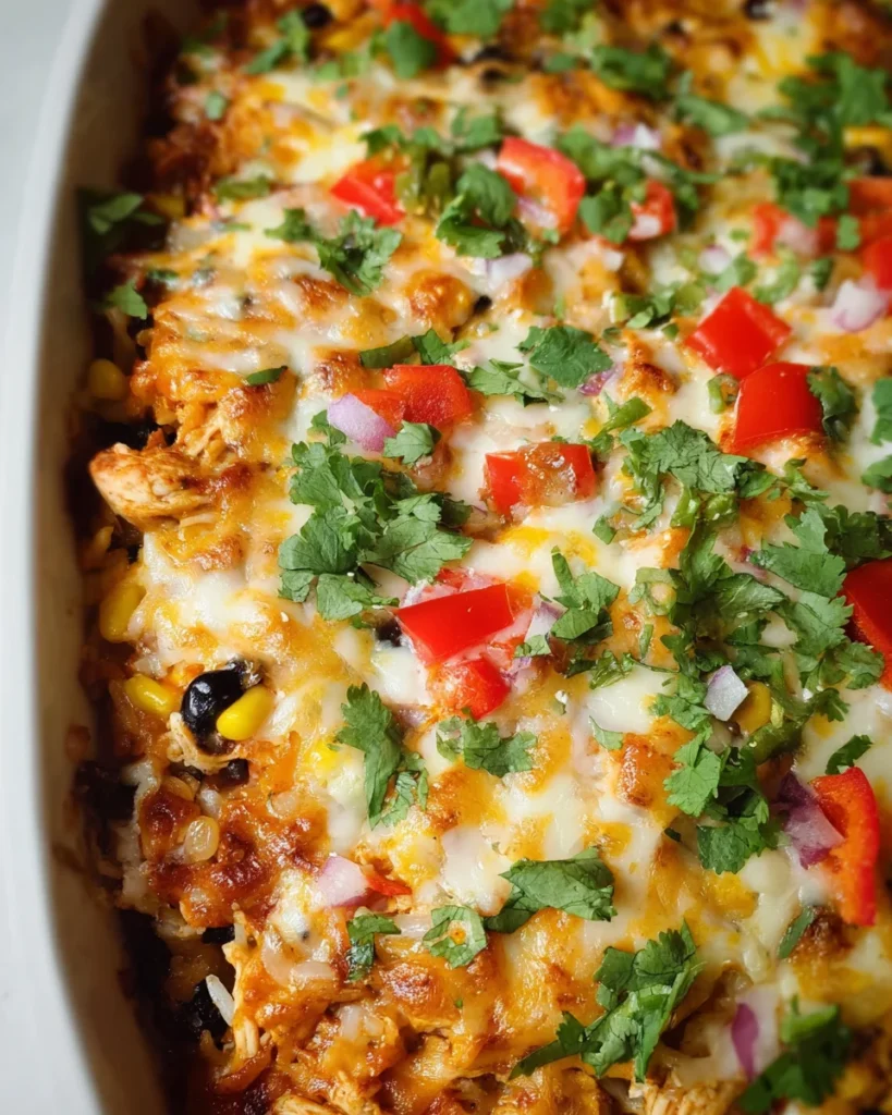 Chicken Burrito Casserole
