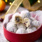 Cranberry Orange Snowball Cookies