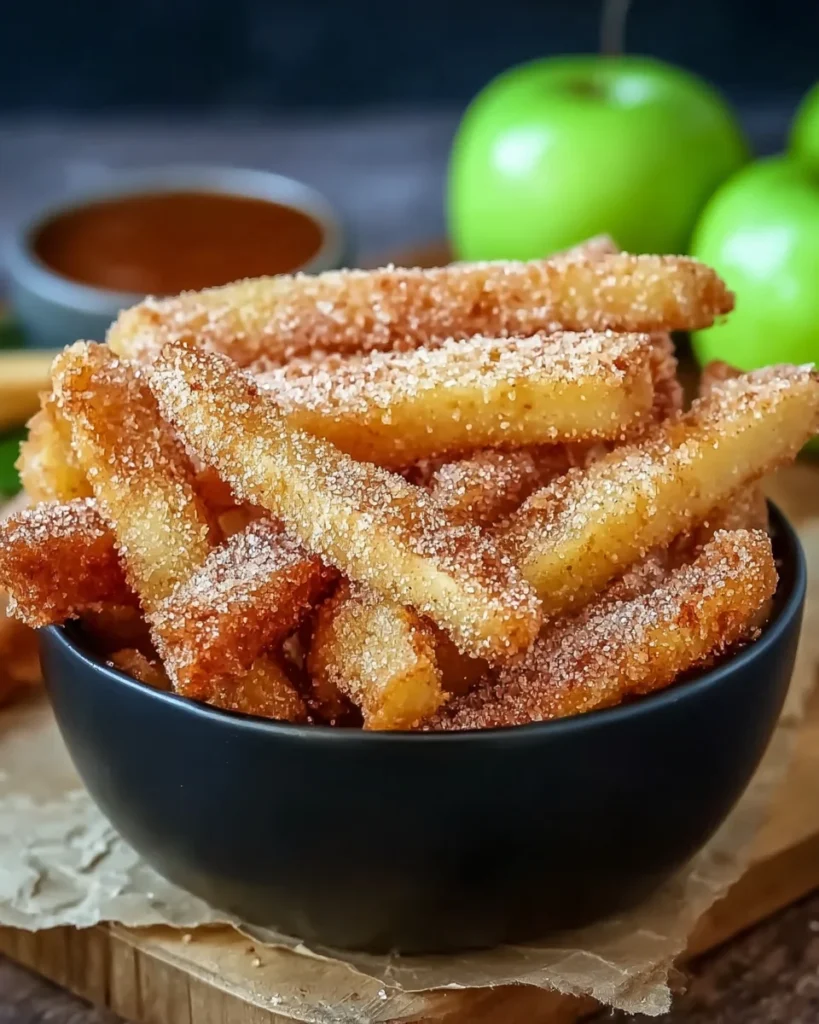 Crispy Air Fryer Apple Fries