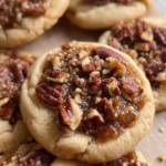 Crumbl pecan pie cookies