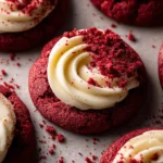 Frosted Red Velvet Cupcake Cookies Recipe