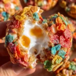Fruity Pebble Marshmallow Cookies
