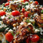 Greek Chicken and Lemon Rice (30 Minutes, One-Pot)