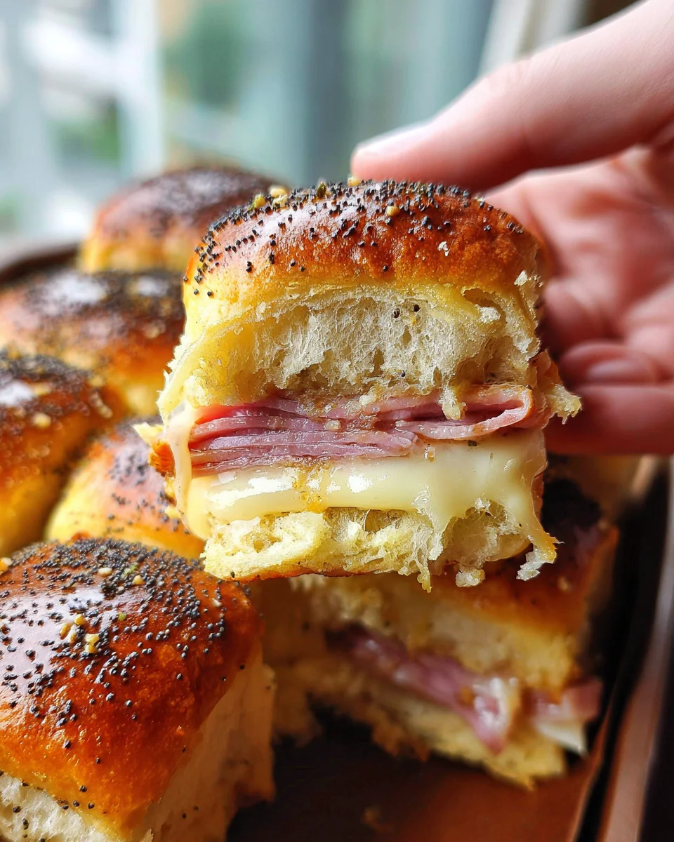 Ham and Havarti Cheese Sliders