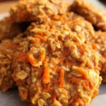 Healthy Carrot Cake Oatmeal Cookies