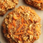 Healthy Carrot Cake Oatmeal Cookies