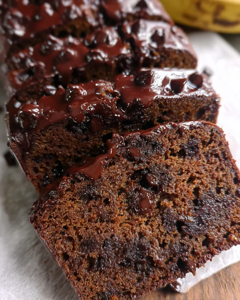 Healthy Chocolate Banana Bread