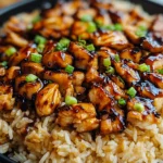 Honey BBQ Chicken Rice