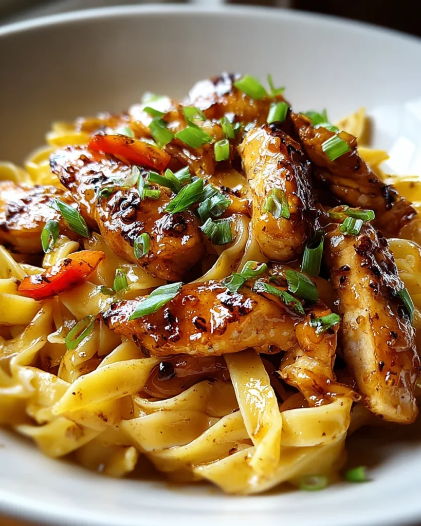 Honey Pepper Chicken Pasta