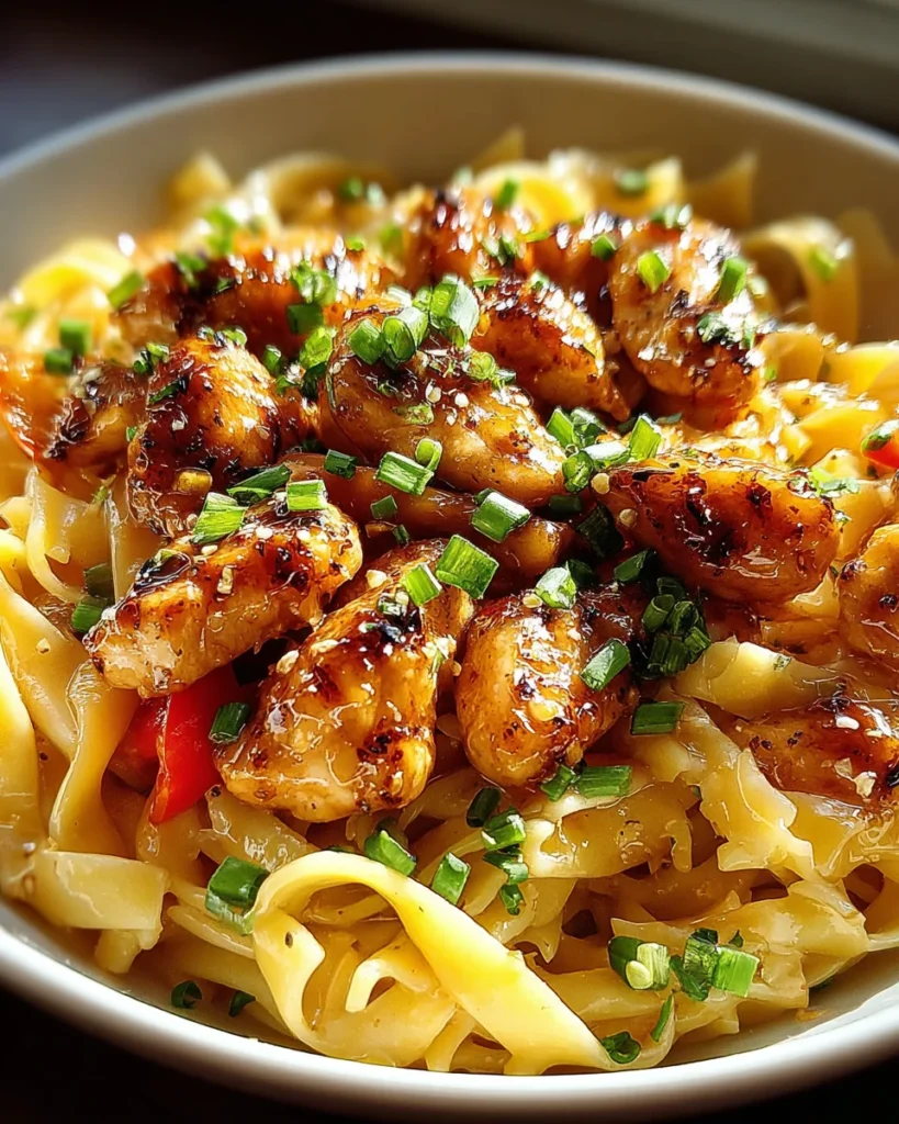 Honey Pepper Chicken Pasta