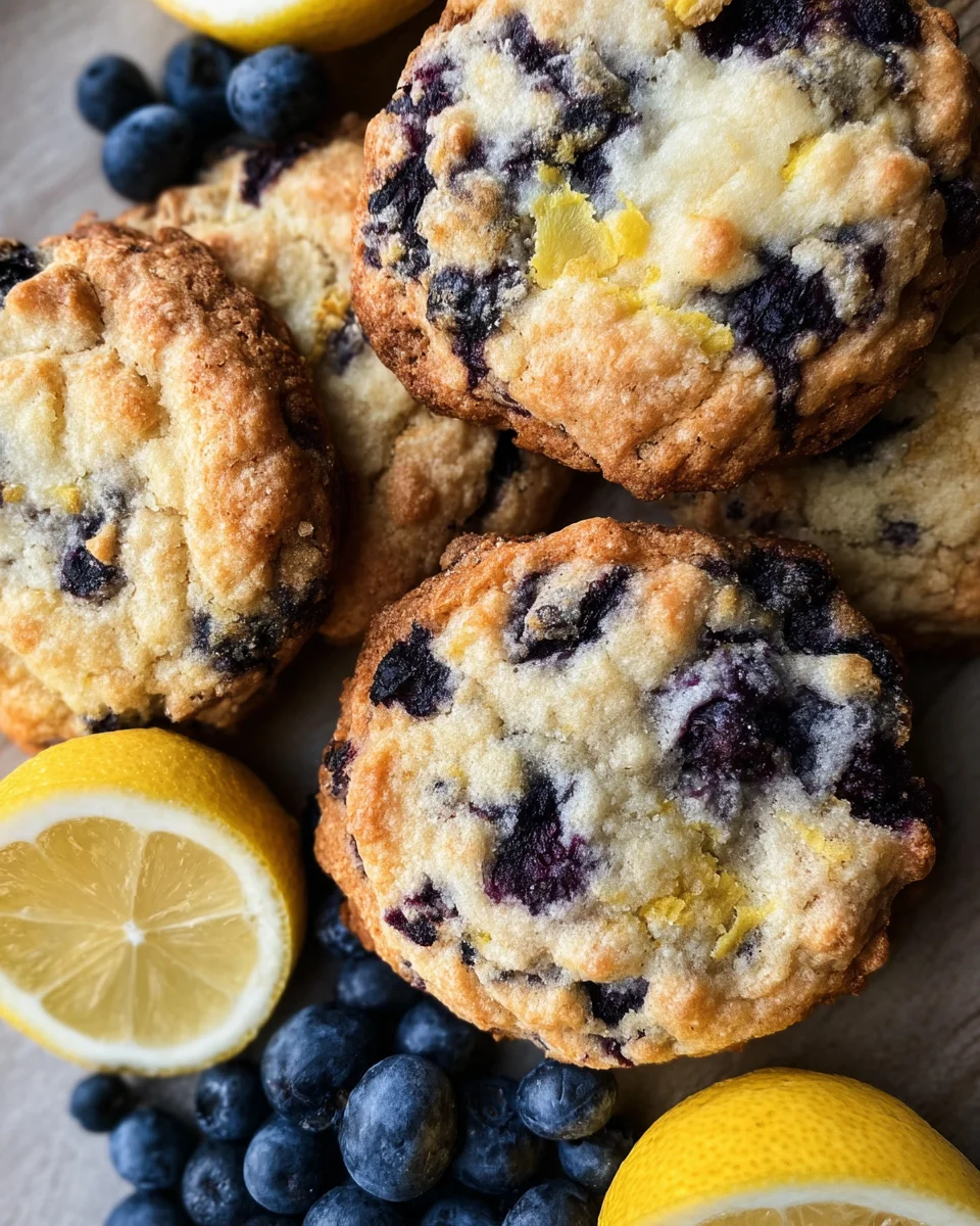 Lemon Blueberry Cookies