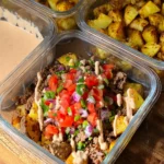 Loaded Potato Taco Bowl Meal Prep