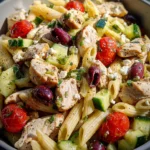 Mediterranean Chicken Pasta Salad